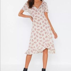 Floral Wrap Dress